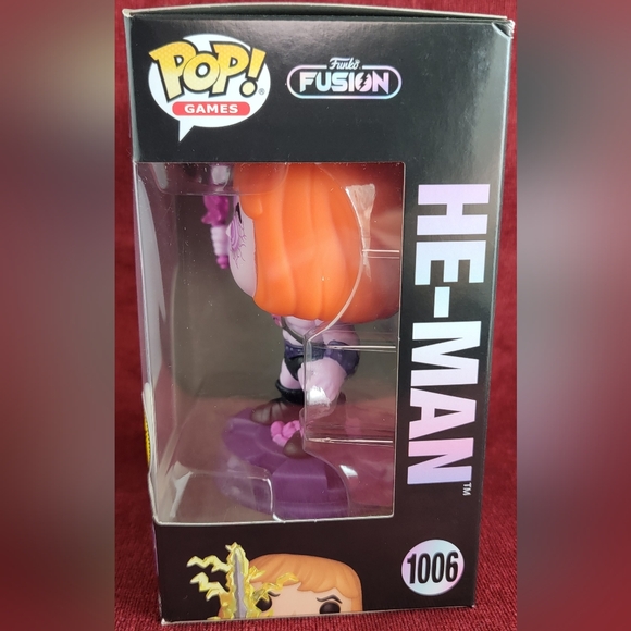 He-man funko fusion chase pop # 1006 (nib) With pop protector - Picture 5 of 7
